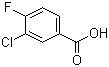 structure of CAS# 403-16-7, 3-Chloro-4-fluorobenzoic acid