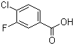 structure of CAS# 403-17-8, 4-Chloro-3-fluorobenzoic acid