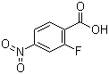 structure of CAS# 403-24-7, 2-氟-4-硝基苯甲酸