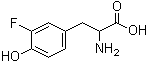 structure of CAS# 403-90-7, 3-氟-DL-酪氨酸