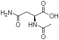 N-乙酰-L-天门冬酰胺分子结构 (CAS 4033-40-3)
