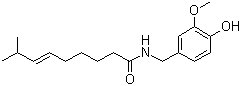 structure of CAS# 404-86-4, Capsaicin