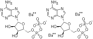 structure of CAS# 40436-88-2, Adenosine 5'-(trihydrogen diphosphate) barium salt