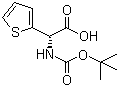 structure of CAS# 40512-56-9, Boc-(S)-2-Thienylglycine