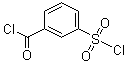 structure of CAS# 4052-92-0, 3-Chlorosulfonylbenzoyl chloride