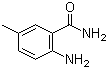 2-氨基-5-甲基苯甲酰胺分子结构 (CAS 40545-33-3)
