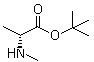 structure of CAS# 405513-14-6, N-甲基-D-丙氨酸叔丁酯