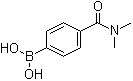 structure of CAS# 405520-68-5, 4-(二甲基氨基甲酰基)苯硼酸