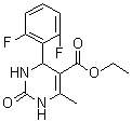 CAS # 406468-02-8, 4-(2,6-Difluorophenyl)-1,2,3,4-tetrahydro-6-methyl-2-oxo-5-pyrimidinecarboxylic acid ethyl ester