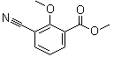 structure of CAS# 406938-72-5, 3-氰基-2-甲氧基苯甲酸甲酯