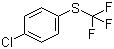 structure of CAS# 407-16-9, 4-(Trifluoromethylthio)chlorobenzene