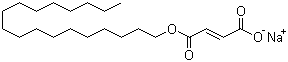 structure of CAS# 4070-80-8, Sodium stearyl fumarate