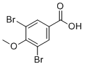 structure of CAS# 4073-35-2, 3,5-二溴-4-甲氧基苯甲酸