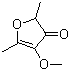 structure of CAS# 4077-47-8, 4-Methoxy-2,5-dimethyl-3(2H)-furanone