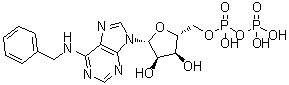 CAS 登录号：40811-89-0, N-(苯基甲基)腺苷 5'-(二磷酸三氢酯)