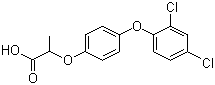 structure of CAS# 40843-25-2, Diclofop