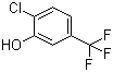 structure of CAS# 40889-91-6, 2-氯-5-(三氟甲基)苯酚