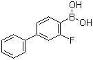 structure of CAS# 409108-13-0, 3-氟-4-联苯硼酸