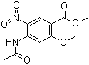 structure of CAS# 4093-41-8, 4-乙酰胺基-2-甲氧基-5-硝基苯甲酸甲酯