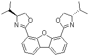 CAS 登录号：409312-96-5, (4S,4'S)-2,2'-(4,6-二苯并呋喃二基)二[4,5-二氢-4-(1-甲基乙基)恶唑]