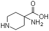 structure of CAS# 40951-39-1, 4-氨基哌啶-4-羧酸