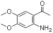 structure of CAS# 4101-30-8, 2'-Amino-4',5'-dimethoxyacetophenone