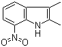 structure of CAS# 41018-86-4, 2,3-Dimethyl-7-nitroindole