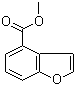 structure of CAS# 41019-56-1, 苯并呋喃-4-羧酸甲酯