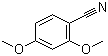 structure of CAS# 4107-65-7, 2,4-二甲氧基苯甲腈