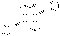 structure of CAS# 41105-35-5, 1-氯-9,10-二苯乙炔基蒽