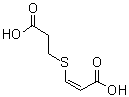 CAS 登录号：41108-53-6, (Z)-3-[(2-羧基乙基)硫基]-2-丙烯酸