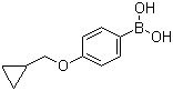 structure of CAS# 411229-67-9, 4-(Cyclopropylmethoxy)phenylboronic acid