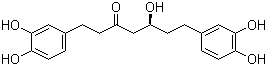 CAS # 41137-86-4, Hirsutanonol, (S)-1,7-Bis(3,4-dihydroxyphenyl)-5-hydroxy-3-heptanone