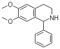 structure of CAS# 4118-36-9, 1,2,3,4-四氢-6,7-二甲氧基-1-苯基异喹啉