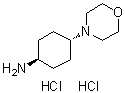 structure of CAS# 412356-24-2, trans-4-Morpholinocyclohexanamine dihydrochloride