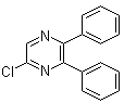 structure of CAS# 41270-66-0, 5-Chloro-2,3-diphenylpyrazine