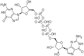 CAS # 4130-19-2, Diguanosine 5',5'''-tetraphosphate, Diguanosine 5'-tetraphosphate, Diguanosine tetraphosphate, Gp4G, P1,P4-Diguanosine 5'-tetraphosphate