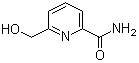 structure of CAS# 41337-83-1, 6-(羟甲基)-2-吡啶甲酰胺