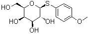 CAS # 41341-62-2, 4-Methoxyphenyl 1-thio-beta-D-galactopyranoside