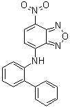 structure of CAS# 413611-93-5, N-([1,1'-Biphenyl]-2-yl)-7-nitrobenzo[c][1,2,5]oxadiazol-4-amine