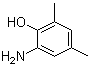 structure of CAS# 41458-65-5, 2-氨基-4,6-二甲基苯酚