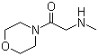CAS # 41458-73-5, 4-[(Methylamino)acetyl]morpholine, 2-(Methylamino)-1-morpholinoethanone, N-Methylglycine morpholide