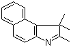 structure of CAS# 41532-84-7, 1,1,2-Trimethyl-1H-benz[e]indole