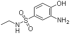 structure of CAS# 41606-61-5, 2-Amino-4-N-ethylsulfonamide phenol