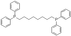 structure of CAS# 41625-30-3, 1,8-双(二苯基膦基)辛烷
