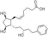 structure of CAS# 41639-83-2, Latanoprost acid