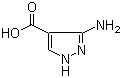 structure of CAS# 41680-34-6, 3-氨基吡唑-4-甲酸