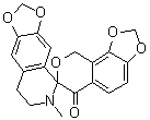 CAS # 41787-57-9, Hypecorinine, 7',8'-Dihydro-6'-methylspiro[7H-1,3-dioxolo[4,5-h][2]benzopyran-7,5'(6'H)-[1,3]dioxolo[4,5-g]isoquinolin]-6(9H)-one