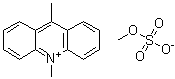 CAS 登录号：41922-14-9, 9,10-二甲基吖啶鎓硫酸甲酯盐