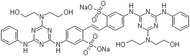 structure of CAS# 4193-55-9, Fluorescent Brightener 28